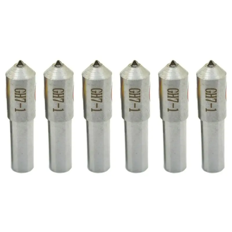 Фото Новый алмазный инструмент для правки шлифовальных кругов 6X Octahedron Tip Diamond Dresser (для заточки и правки каменных инструментов) №1