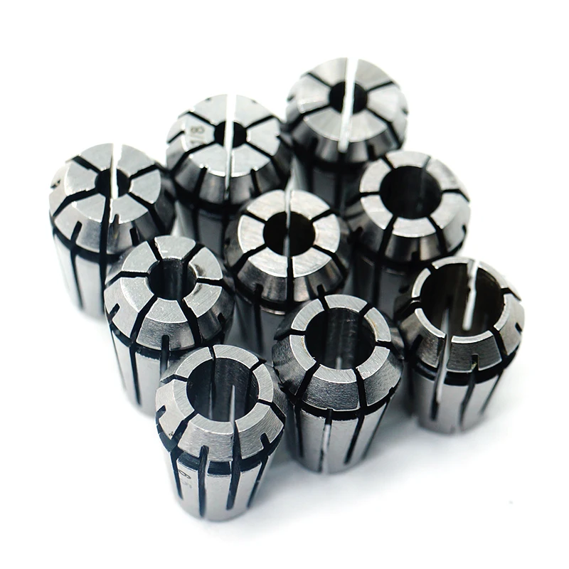 

LY ЧПУ Шпиндельный цанговый патрон ER11 комплект ЧПУ роутер пружинный патрон для ЧПУ гравировального Станка фрезерный станок токарный станок ...