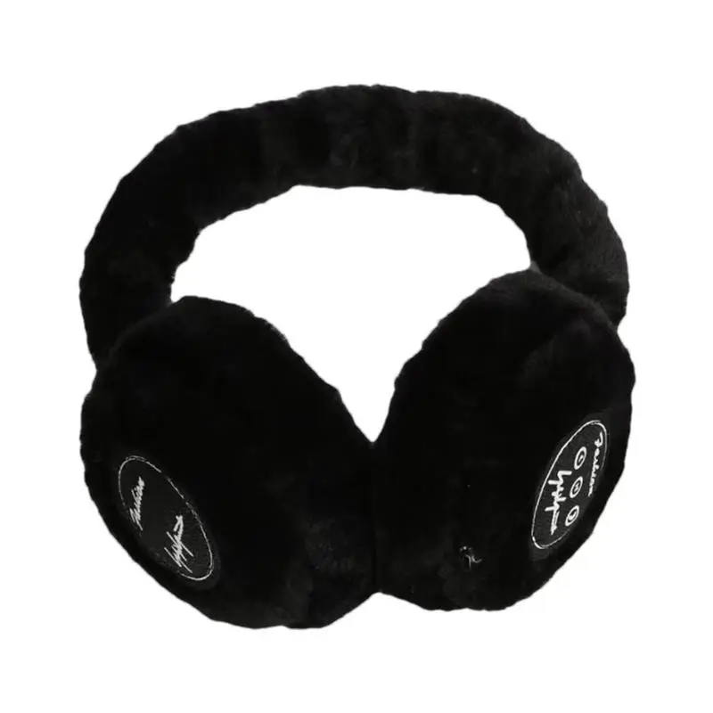 

Warm Earmuff Headphones Foldable Fuzzy Warm Noise Cancelling Headphones 5.0 Wireless Earpiece For Autumn And Winter Sport