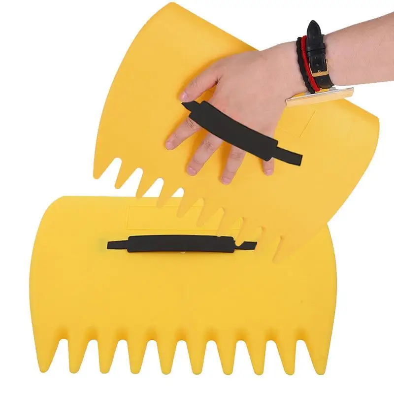 

Garden Leaf Rake Leaf Grabbers For Hands Hand Rake Outdoor Leaf Clamps For Leaves Lawn Debris And Trash