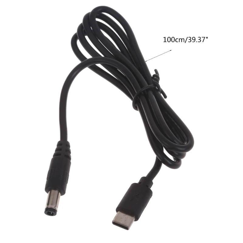 Зарядный кабель USB C к DC5521 разъем 5 х2 1 мм 9 В 12 15 20 в