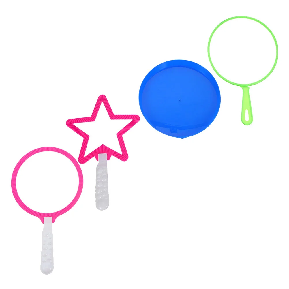

4pcs Interesting Lovely Bubble Making Toys Bubble Wand Set for Children Gift Outdoor