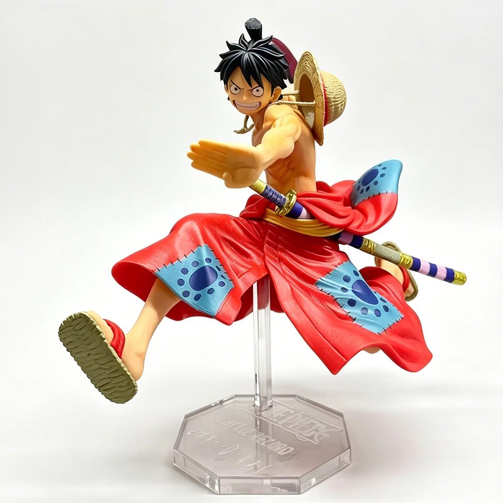 Фото Фигурка Monkey D. Luffy 16 см, аниме ONE PIECE, коллекционная модель, игрушка-персонаж, подарок, коллекция, ПВХ №4