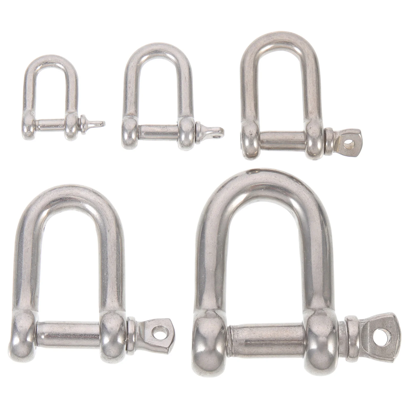 

D Shackles Ring Shackle Camping Rings Road Off Towing Heavy Metal Tow Car Buckle Steel Chain Hiking Buckles Duty Hook Supplies