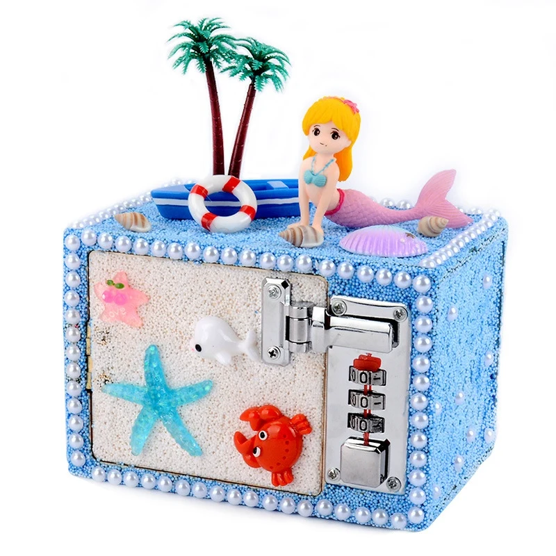 

DIY Fun Wood Jewelry Box Craft Kit Kids Toy For Girls Wooden Treasure Box Arts And Crafts Decoration Ornaments