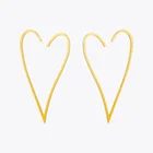 Женские серьги-подвески из нержавеющей стали, золотистого цвета