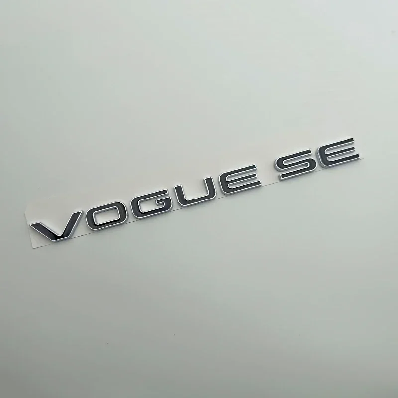 

3d ABS хром черный логотип Vogue SE эмблема буквы значок на багажник автомобиля наклейка для Vogue SE наклейка аксессуары