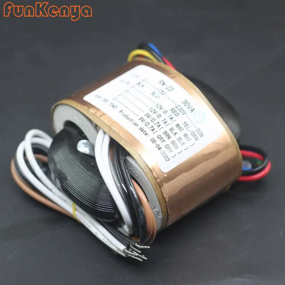 

DIY усилитель трансформатор типа R Dual 12V Dual 9V 0-115V-230V 30W