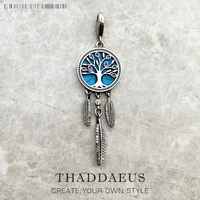 charms dreamcatcher with tree 925 sterling silver pendants lucky jewelry making diy handmade craft