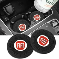 2pcs car coaster anti slip pad cup holder mat bottle car styling accessories for fiat 500 punto uno scudo ducato palio tora