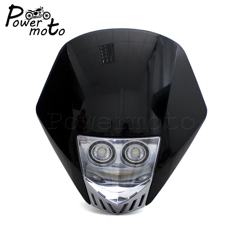 Универсальная мотоциклетная фара Supermoto светодиодная для велосипеда по