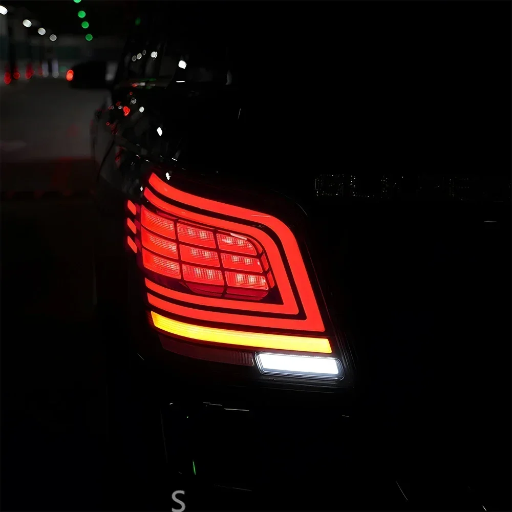 Фото Светодиодные задние фонари в сборе для Benz Glk 2008-2015 X204, автоматические задние фонари, обновление, высокая конфигурация, противотуманные тормозные указатели поворота, аксессуары №4