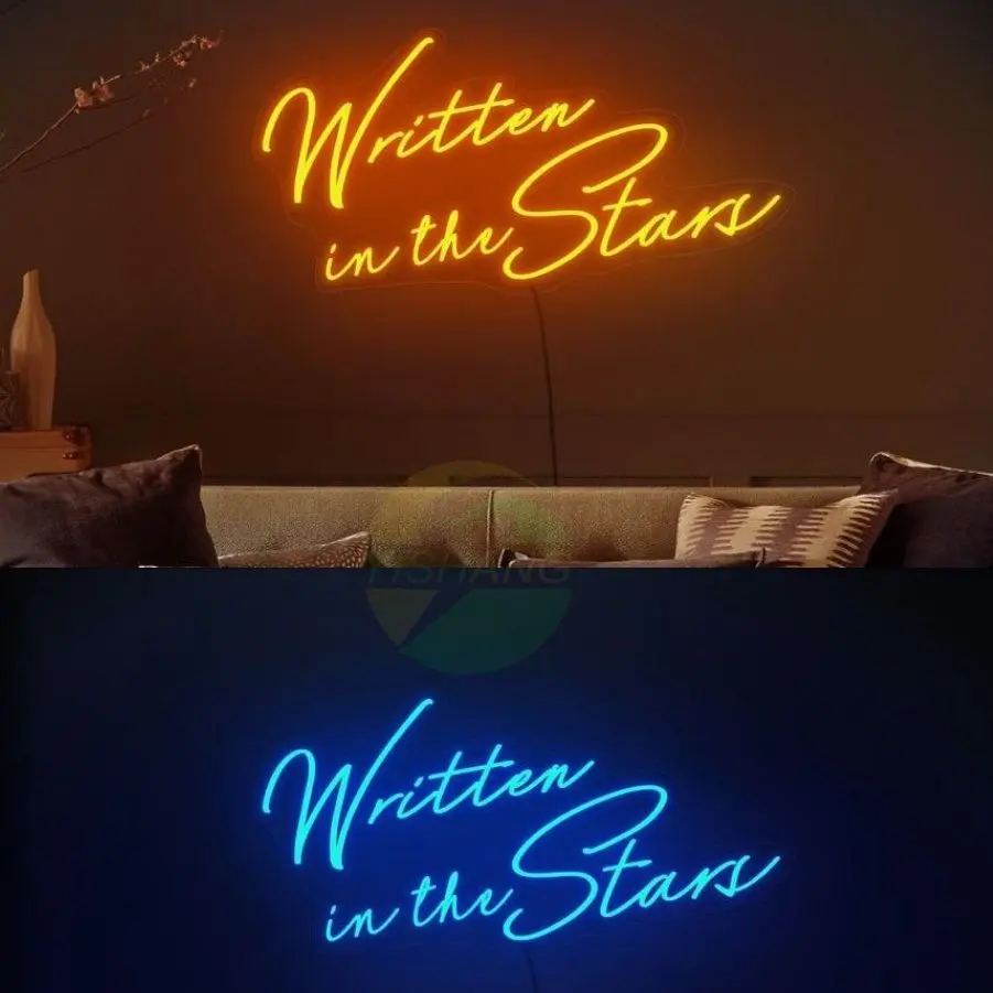 

Written in The Stars Neon Sign,Written In The Stars LED Sign,Written In The Stars Light Sign,Neon Sign Bedroom,Led Neon Sign