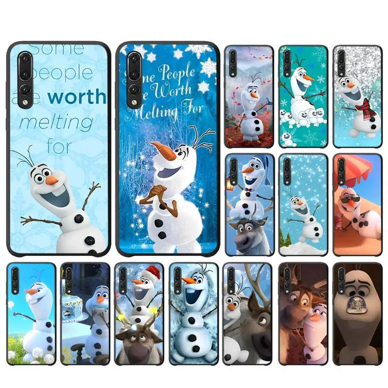 

Disney Frozen Olaf Phone Case for Huawei P30 40 20 10 8 9 lite pro plus Psmart2019