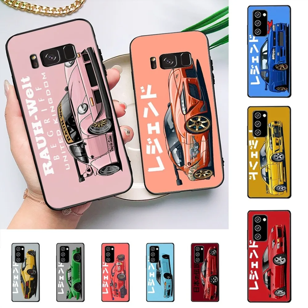 Чехол для телефона JDM Cartoon Sports Car GTR Samsung J 7 plus 7core J7 neo J6 prime J4 J5 Mobile Cover