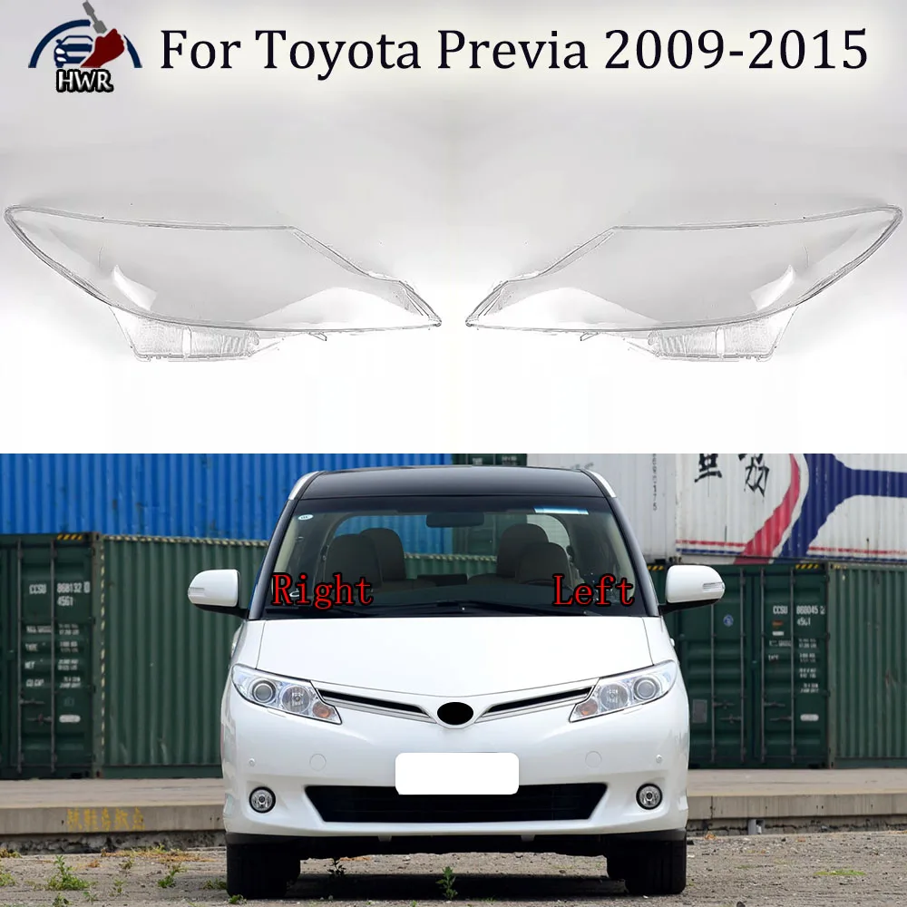 Для Toyota Previa 2009-2015 крышка фары объектив прозрачный абажур корпус из плексигласа