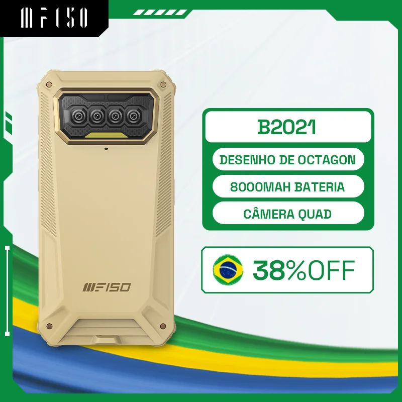 

IIIF150 B2021 Rugged Mobile Phone 8000mAh Smartphone IP68/69K MTK G25 Quad Camera 6GB RAM 64GB ROM Telephone Android 11 OS