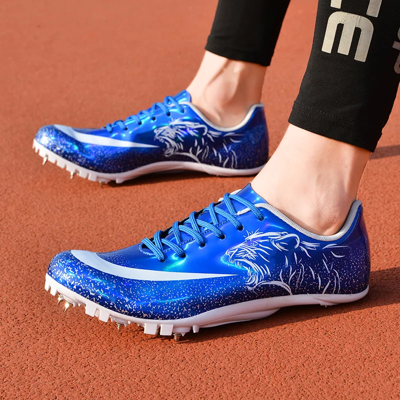 Track and Field Shoes Professional Men Women Running Training Shoes Spikes Student Competition Sprint Spikes Sneakers
