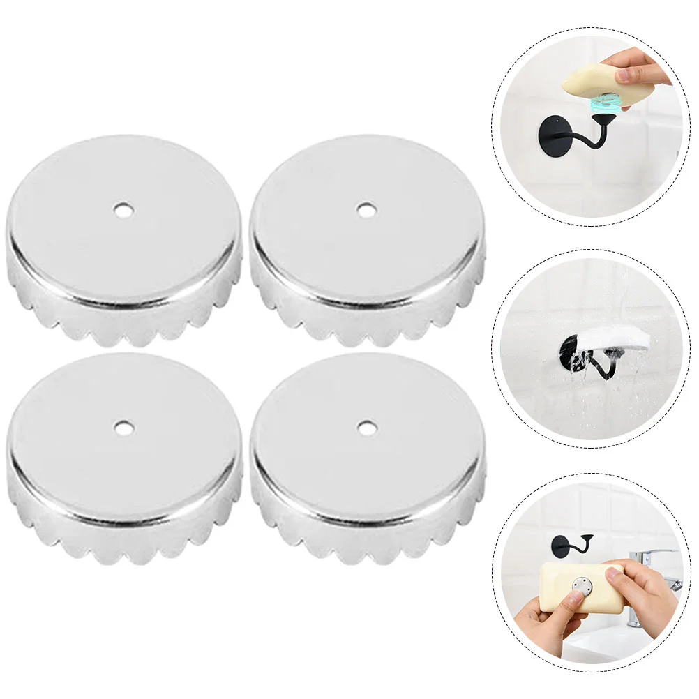 

Soap Holder Dish Wall Caps Rack Container Out Towel Rail Bar Draining Dispenser Steel Float Mount Storage Mounted Drain