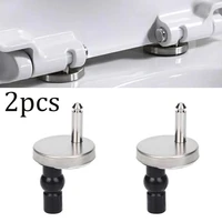 2x toilet seat hinges top close soft release quick fitting heavy duty hinge pair hinge screw toilet accessories hardware