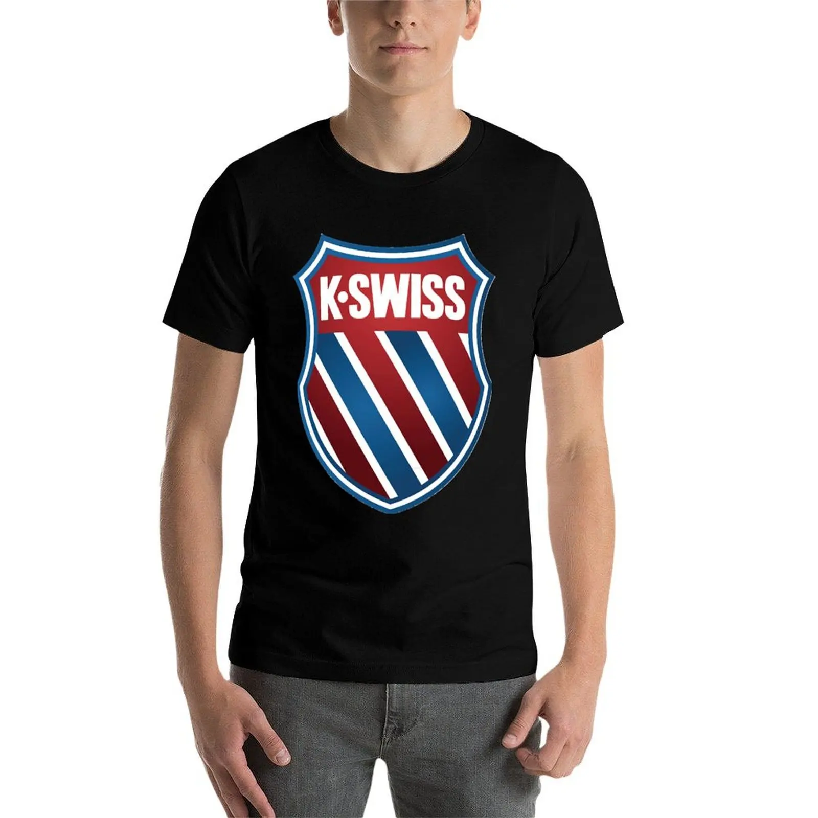 Фото Футболка K.SWISS, легкая базовая модель с коротким рукавом №4