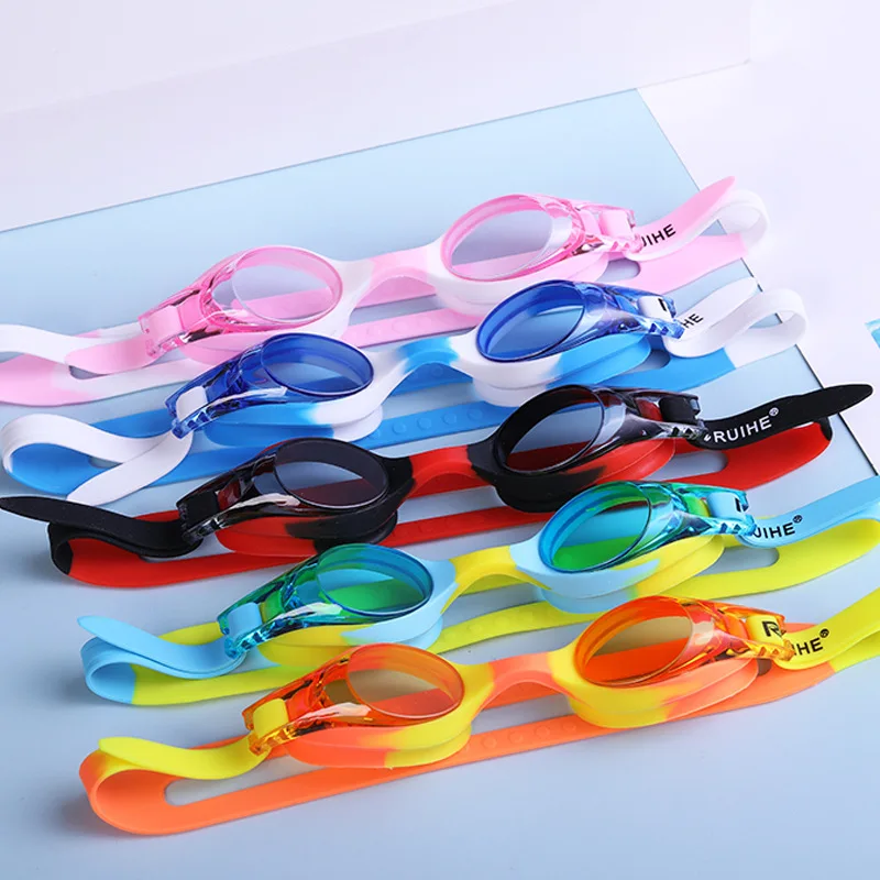 Child Kids Swimming Goggles Boys Girls HD Swim Eyewear Eyes Protection Waterproof Adjustable Children Pool Glasses 2023