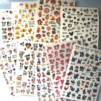 disney nail art sticker decal mickey mouse donald duck snow white decal nail art decoration