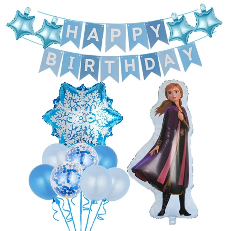 Набор воздушных шаров из алюминиевой пленки с тематикой Холодное сердце Disney