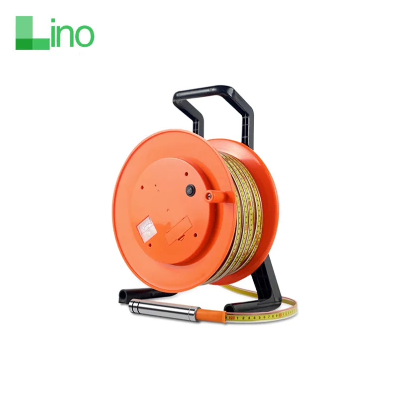 Lino LNM-103 100 м 200 300 500 портативная линейка свет и звук зуммер лента для измерения