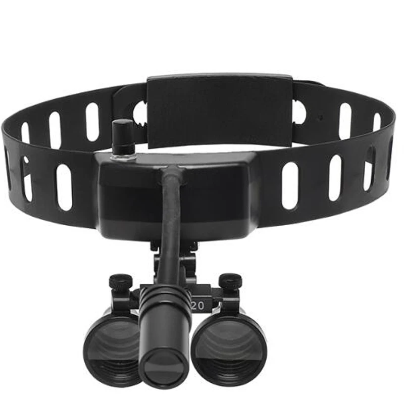 

Dental Head Wear One-Piece Ultra-Light Portable LED Headlight and 2.5X3.5X Dental Magnifying Glass Headlamp with Loupe DY-105