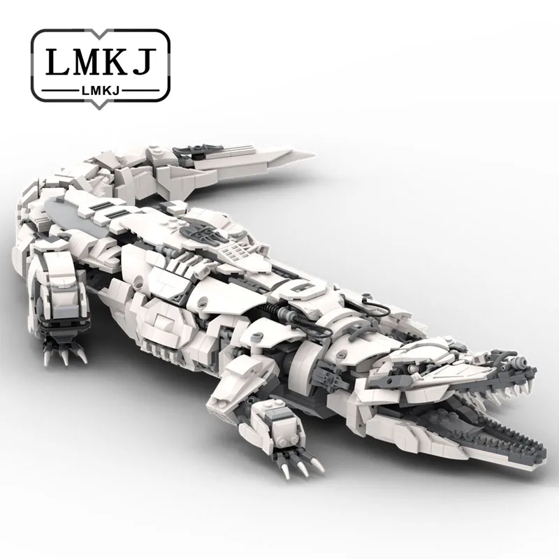 

1450PCS Creative MOC Building Blocks Giant Mechanical Crocodile Monster DIY Mech Robot Bricks Toys For Children Kids Xmas Gift