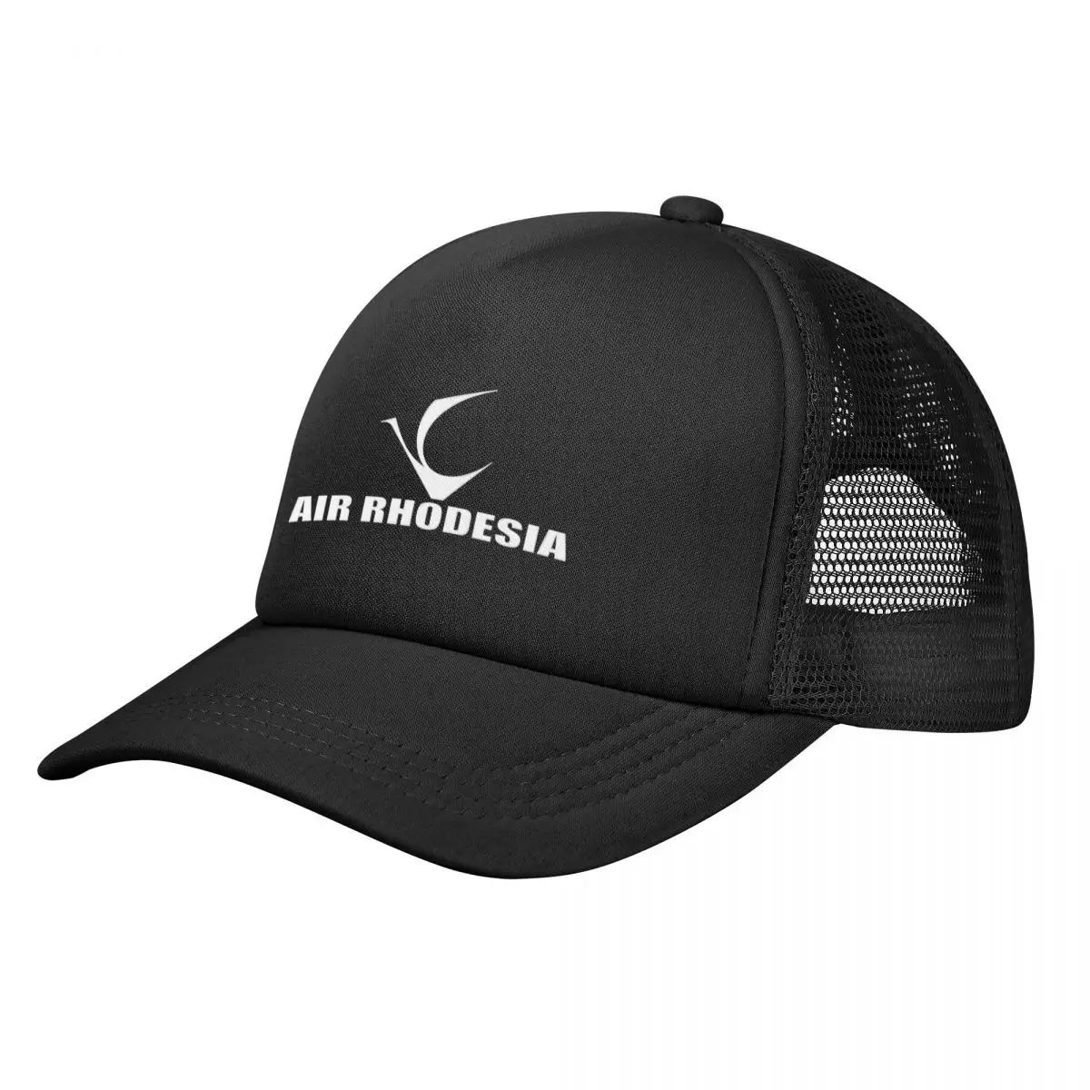 

Air Rhodesia Retro Logo Original Adjustable Mesh Trucker Hat for Men and Women