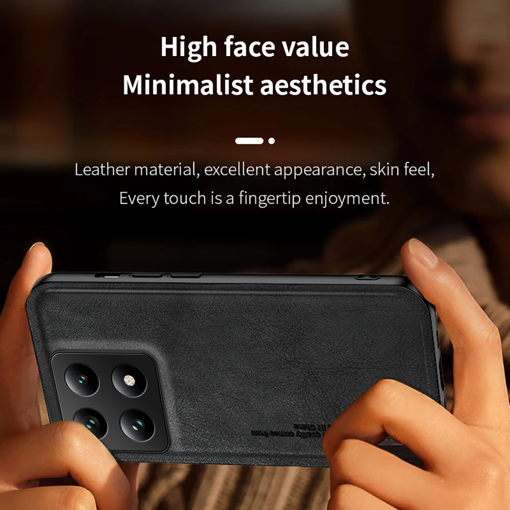 Чехол на заднюю панель из матовой кожи с магнитной застежкой в стиле ретро для