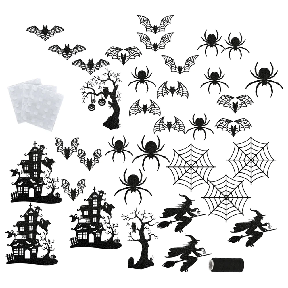 

1 Set Halloween Hanging Decors Outdoor Tree Hanging Crafts Halloween Elements Party Layout Sticker