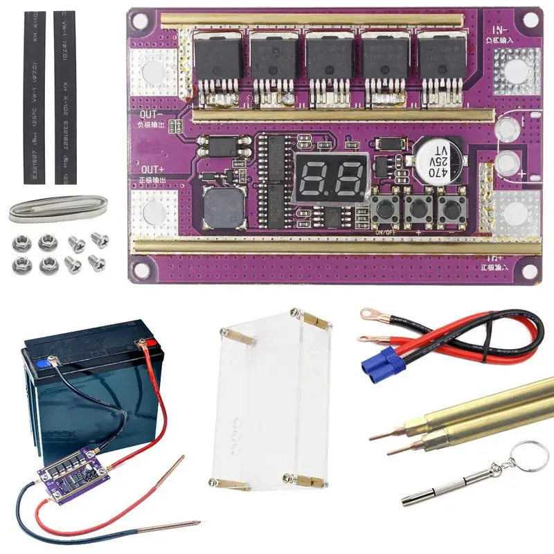 

Battery Spot Welder Controller 99 Gears Power Portable DIY Spot Welder Machine Kit Adjustable Spot Welder Kit For Welding