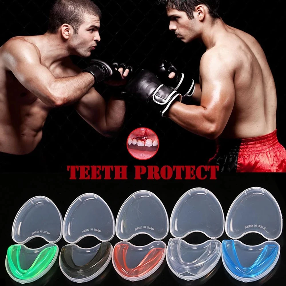

Sport Mouth Guard EVA Teeth Protector Kids Adults Mouthguard Tooth Brace Protection Basketball Rugby Boxing Karate