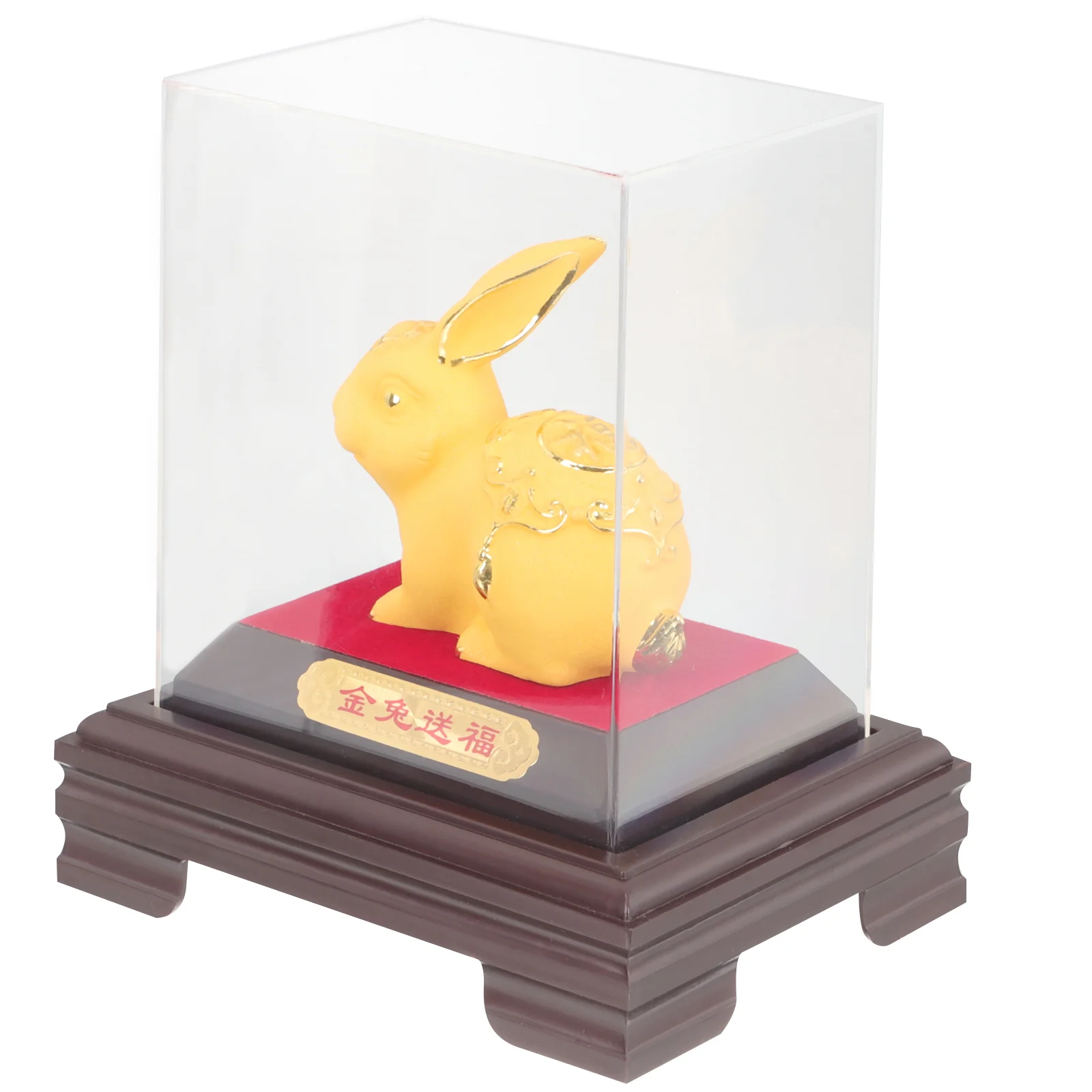 

Rabbit Figurines Bunny Year Zodiac Figurine Decor Statue Ornamentthe New Animal Home Statues Chinese Toys Desktop Ceramic