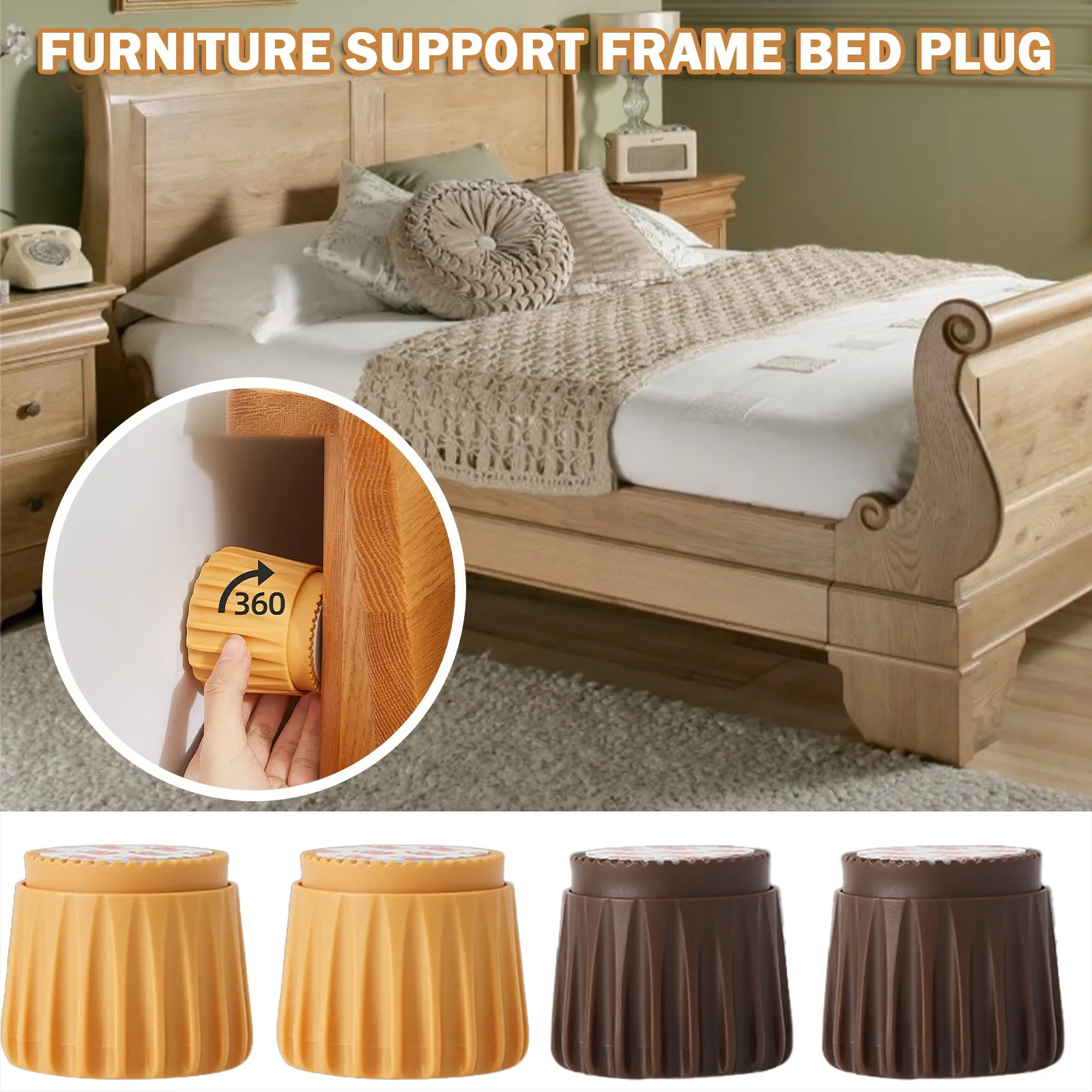 

Cat Furniture Protector 2 Pack Holders Adjustable Pads Easy To Install Support Stabilizers