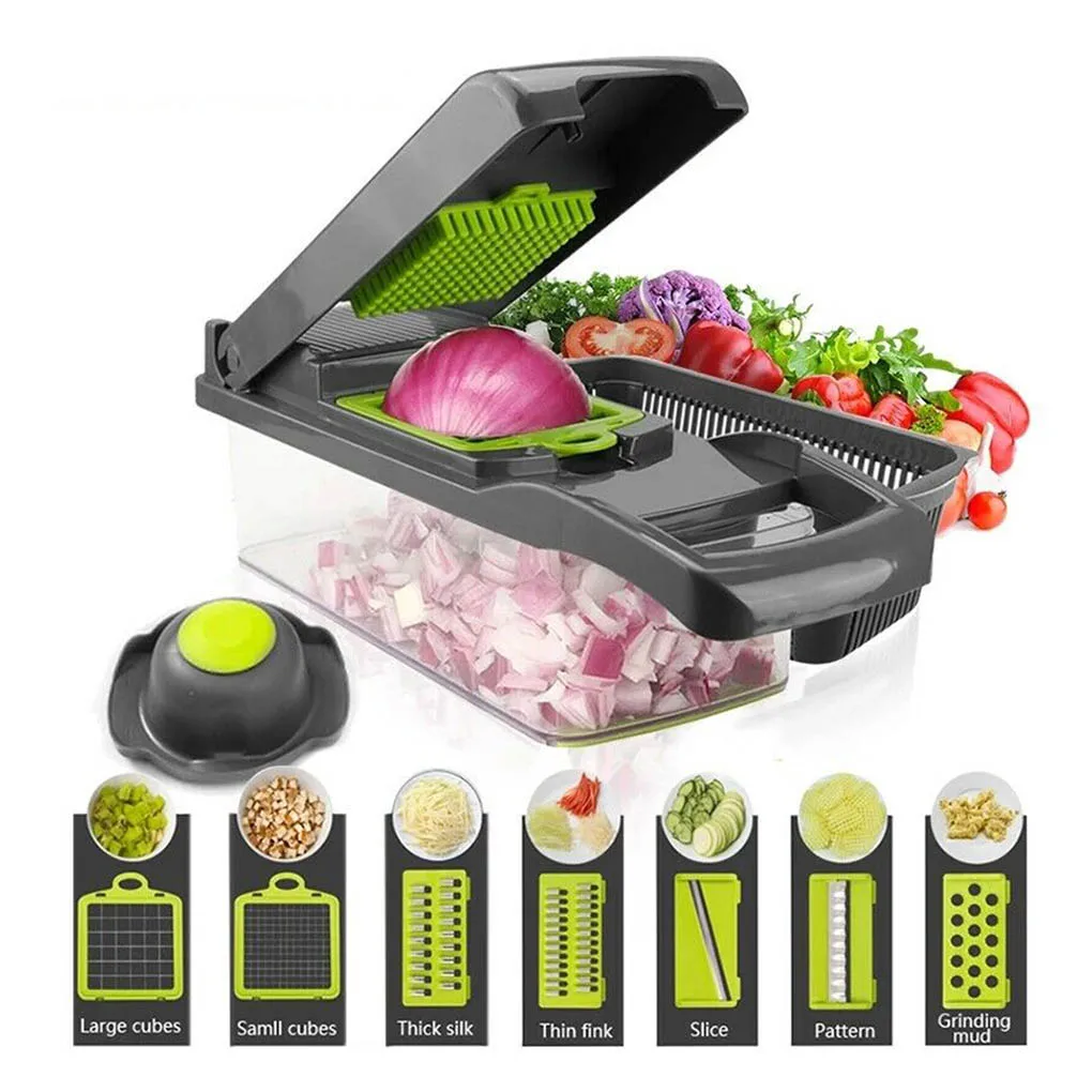 

Vegetable Cutter Multifunctional Slicer Fruit Potato Peeler Carrot Grater Kitchen Accessories Basket Vegetable Slicer Fruit Tool