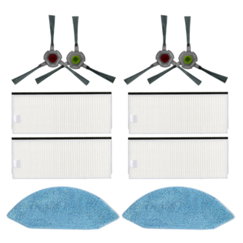 

Side Brush HEPA Filter Mop Cloth for Ecovacs Deebot Ozmo U2 DGN22 Robot Vacuum Cleaner Accessories Replacement