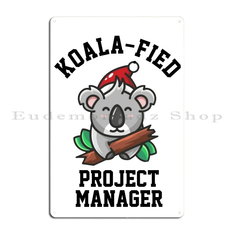 Металлическая вывеска Koalafied Project Manager
