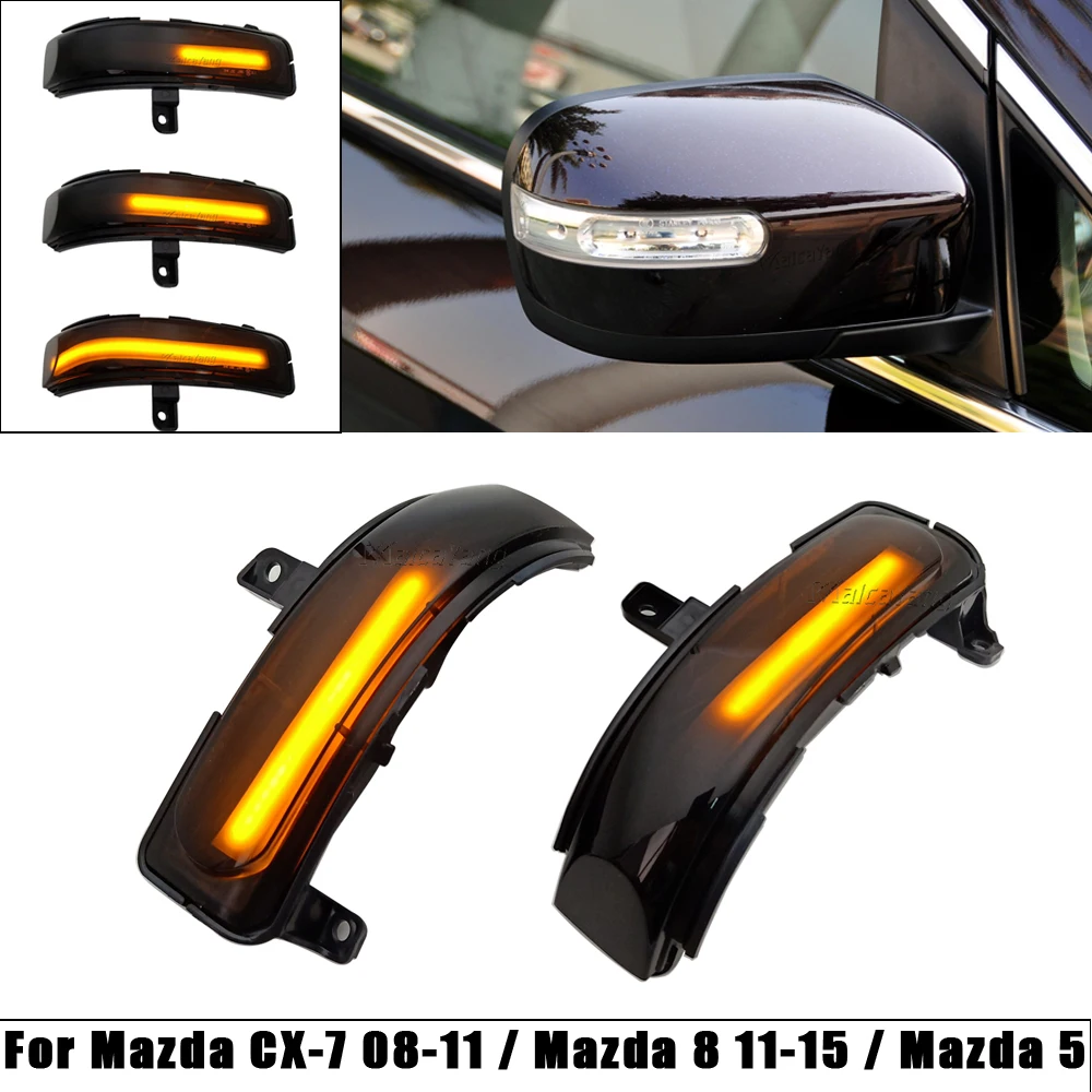 

Светодиодный индикатор бокового зеркала заднего вида, последовательный указатель поворота для Mazda CX-7 CX7 2008-2014 для Mazda 8 MPV 2011-2015