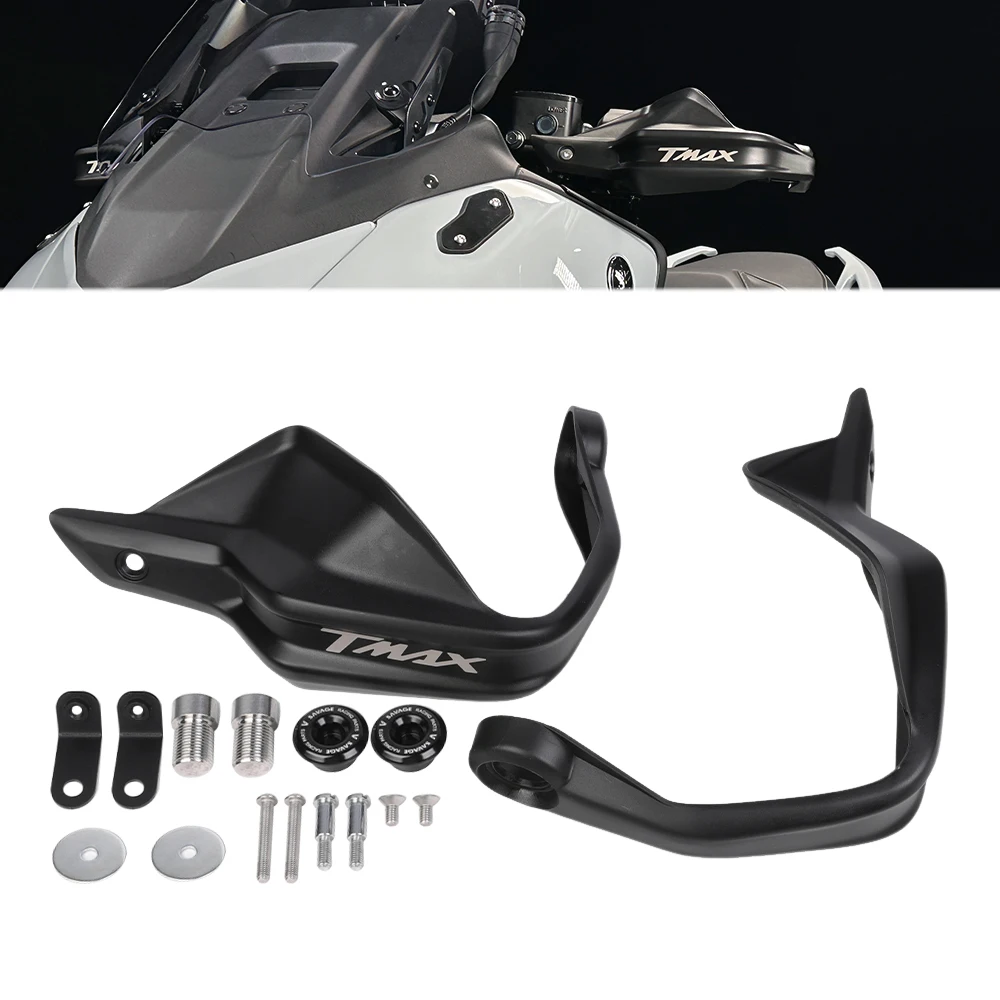 

Черная мотоциклетная поручня TMAX 560 2025 для YAMAHA Tmax 560 XP 560 T-MAX T MAX 560 2020-2024, защита рук на лобовое стекло