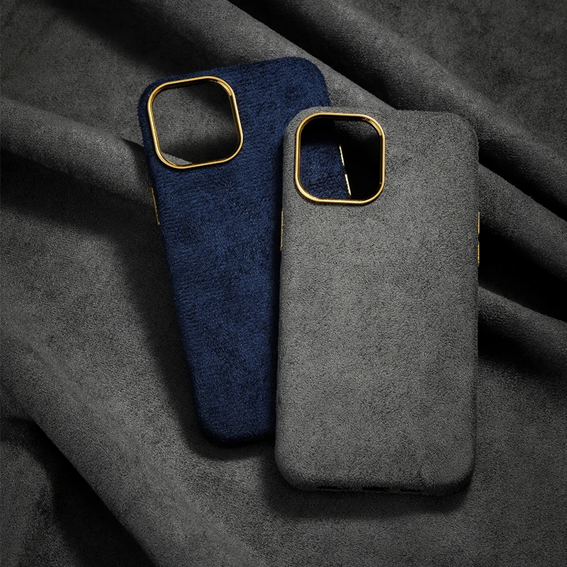 

Роскошный замшевый чехол для iPhone 13ProMax Mini 12 11 ProMax, кожаный чехол для защиты линз от ударов ярких цветов