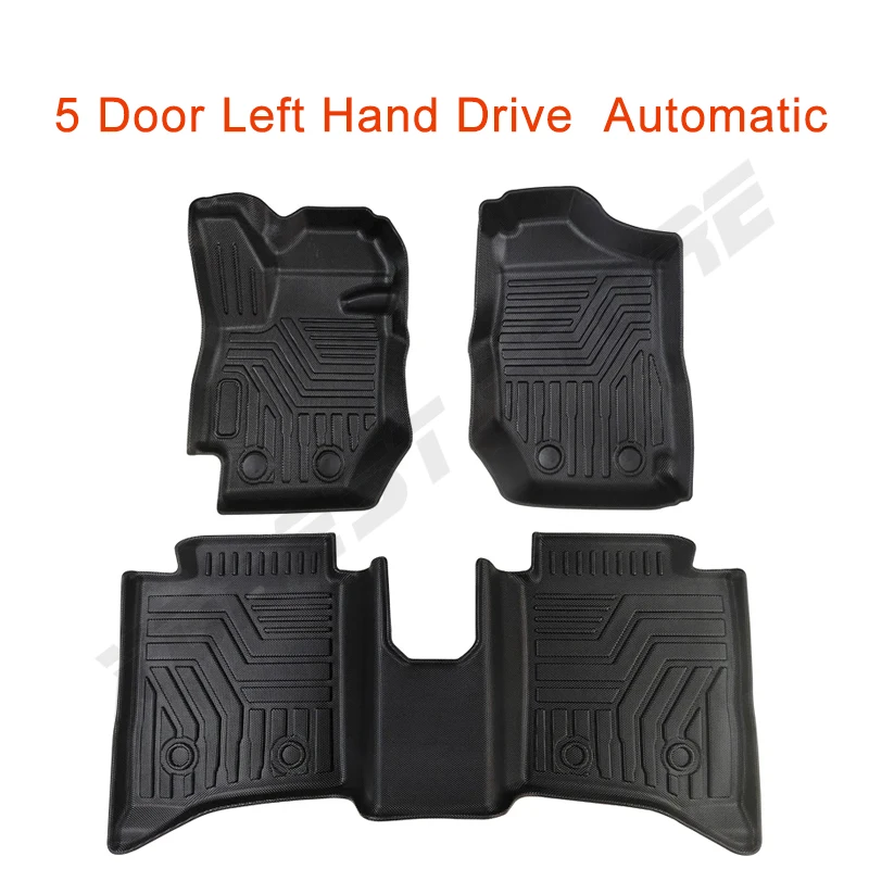 

Для Suzuki Jimny 5-дверные автомобильные коврики ковер 3 шт./компл. TPE LHD RHD автоматическая механическая коробка передач 2023 2024 2025 JC74 аксессуары