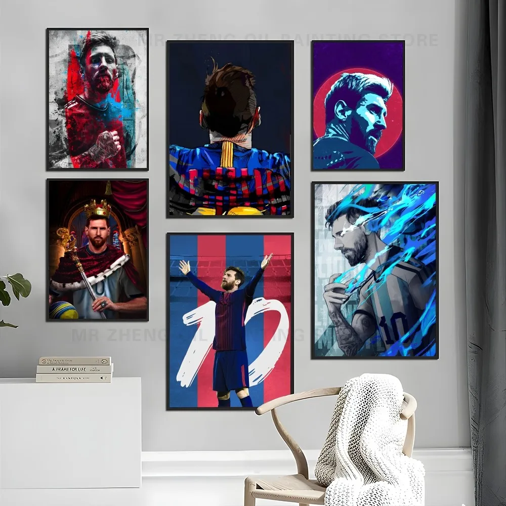 1 шт. звезда футбола популярный герой M-фотоэлемент самоклеящееся искусство