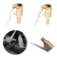 6mm 8mm car air pump chuck clip tyre wheel tire brass air chuck inflator pump valve clip clamp connector adapter accessories 1pc