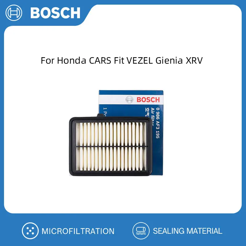 Воздушный фильтр BOSCH для автомобилей Honda VEZEL Gienia XRV сменные автомобильные
