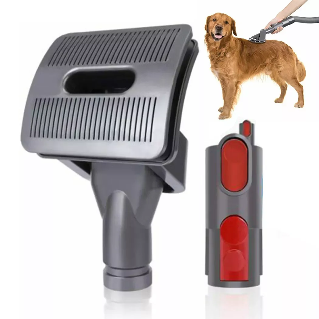 

2022NEW Cleaner Brush +1*Adapter Dog Pet Groom Brush Tool For Dyson V11 V10 V8 V7 V6 Vacuum Clean With Converter Pets Hair Tool