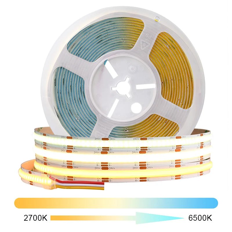 

Светодиодная лента teopek COB 5/8/10 мм 608 LED/м 2700-6500К 12/24В